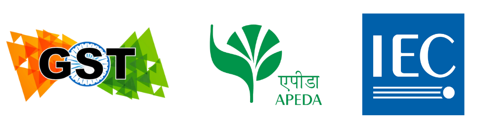 GST APEDA IEC Certifications